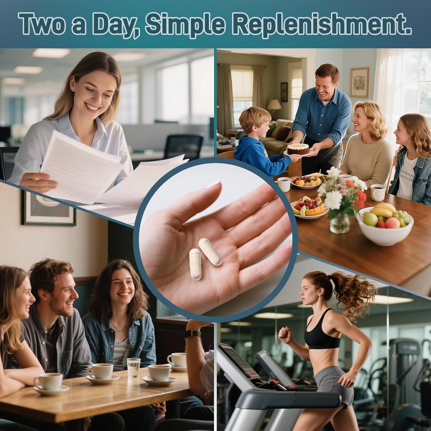 Multivitamin Capsules for Adults | Daily Support for Combating Fatigue, Relieving Stress & Boosting Immunity | with High Potency Vitamin D3 (10,000 IU), PQQ, Lutein & Collagen | 60 Capsules - Image 6