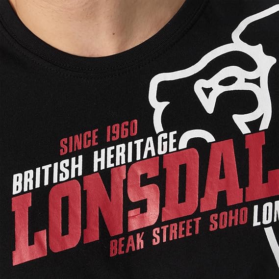 Lonsdale Men's Walkley Regular Fit T-Shirt