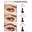 Yfulfill Blonde Eyebrow Pencil for Women Blonde, Brow Pencil Blonde, Blond Eyebrow Pen, Eye Brow Pencils for Women, Natural Eyebrow Pen