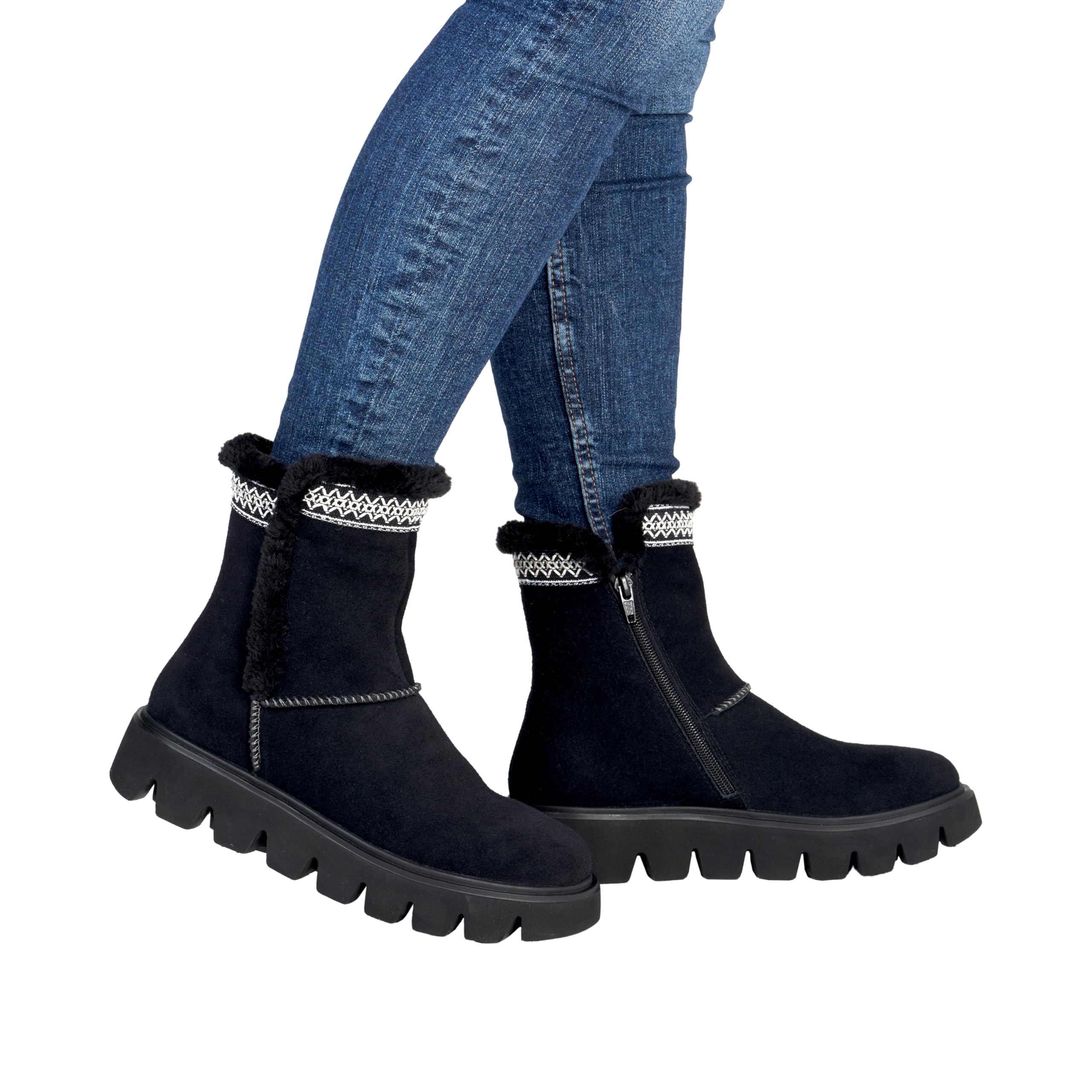 Rieker Damen W2075Kurzstiefel