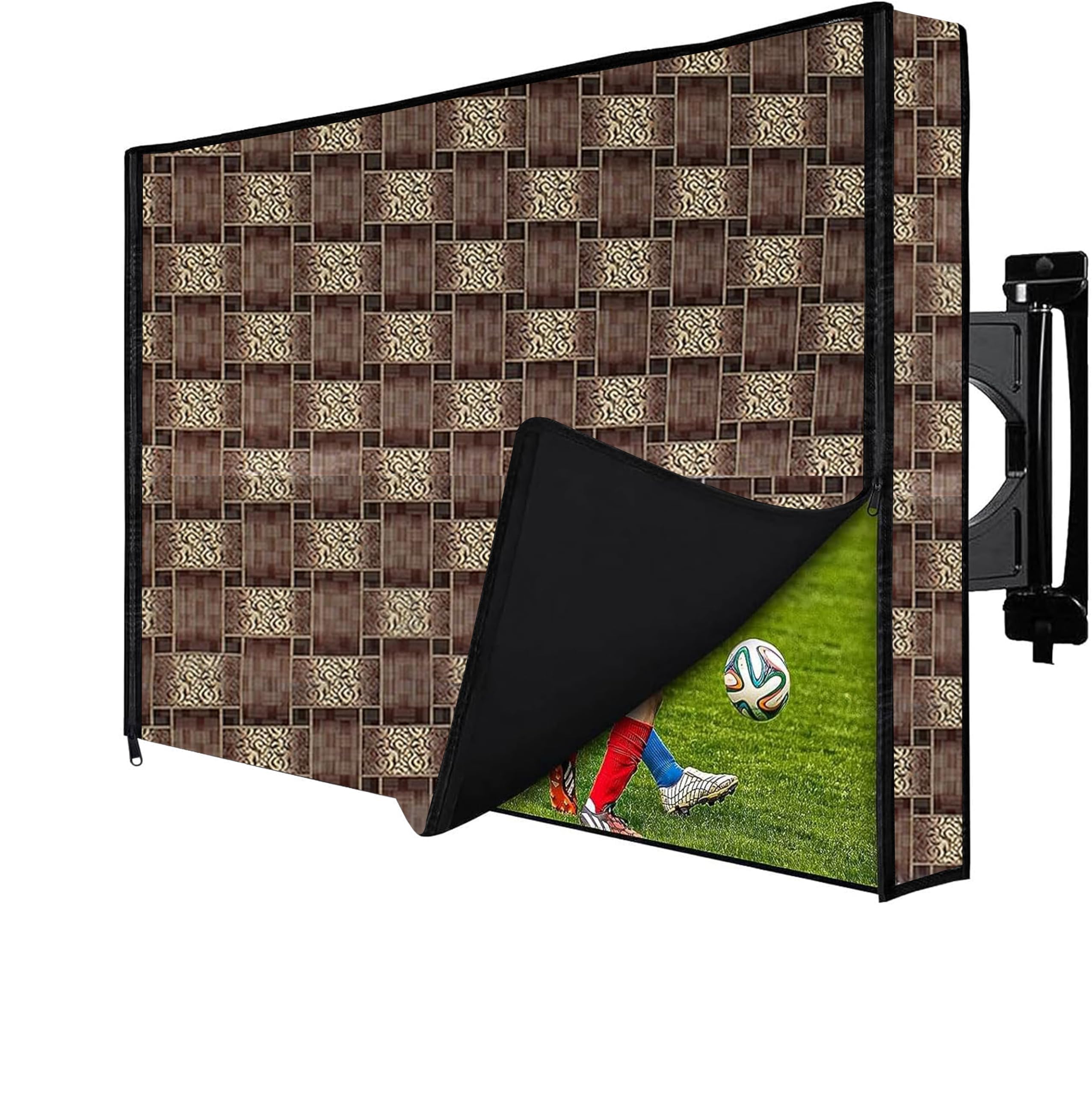 Wings Star Led Tv Cover for 43 Inches Led Tv | Dustproof & Waterproof Led Tv Cover with PVC Layer for 43 Inches Led Tv | Television Protector Cover | LCD/LED TV Monitor Cover with Zip Lock, KUM40 (B0B1BD6G7T) Amazon Price History, Amazon Price Tracker