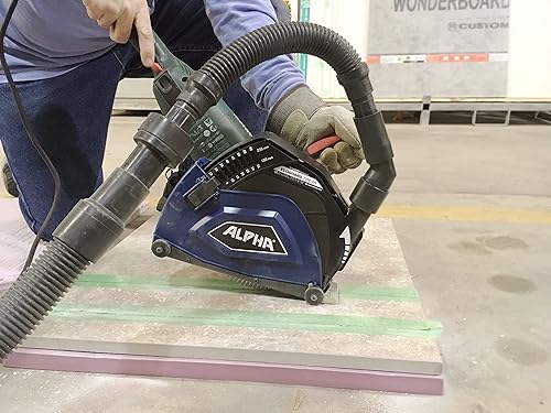 Miniatura 4 de Alpha Dust Collection ECOW9KIT - Protector de amoladora angular de 7 a 9 pulgadas + manguera de aspiración de 54 pulgadas