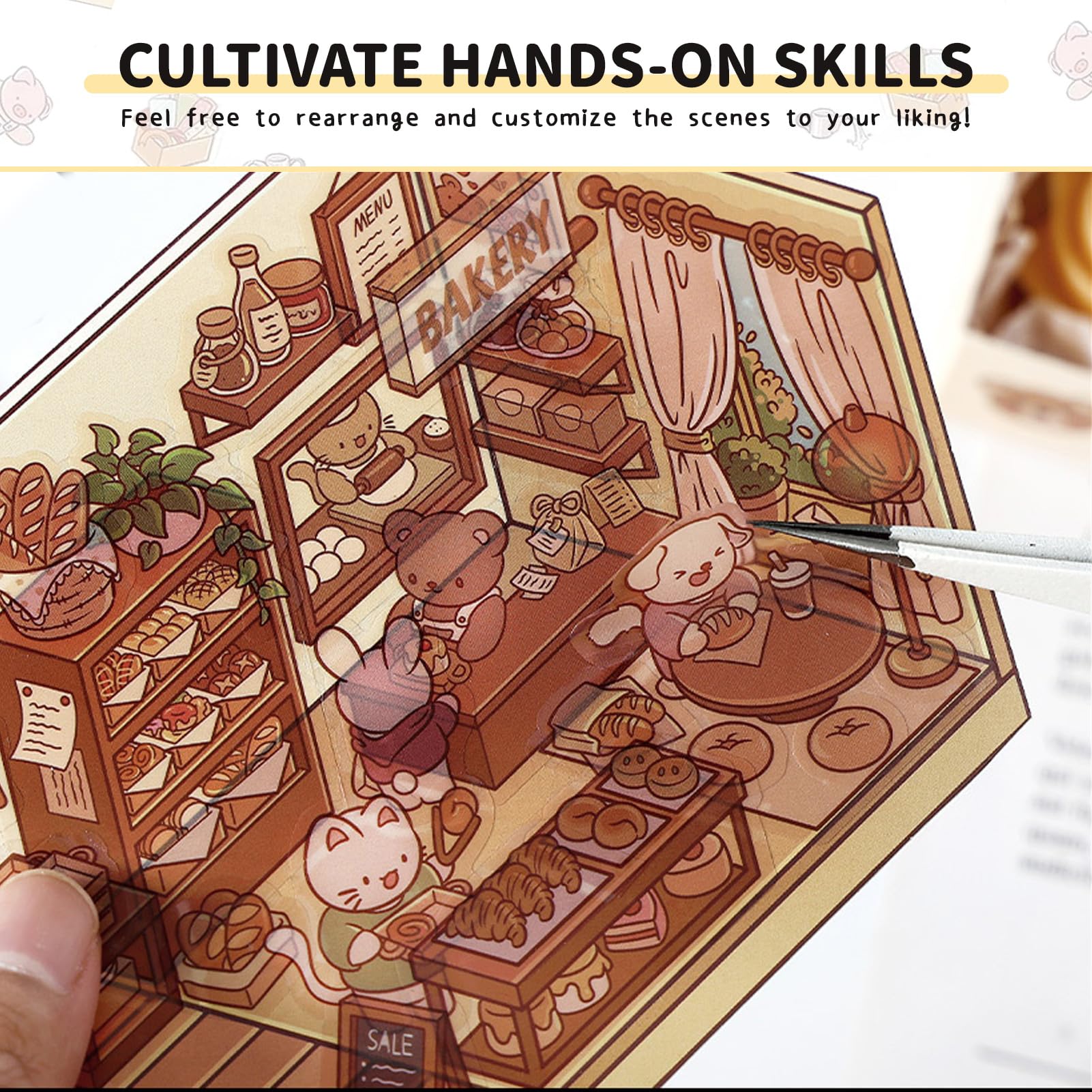 ANBOOR 3D Halloween Aufkleber Set - Wiederverwendbare DIY Deko Für Haus & Fenster