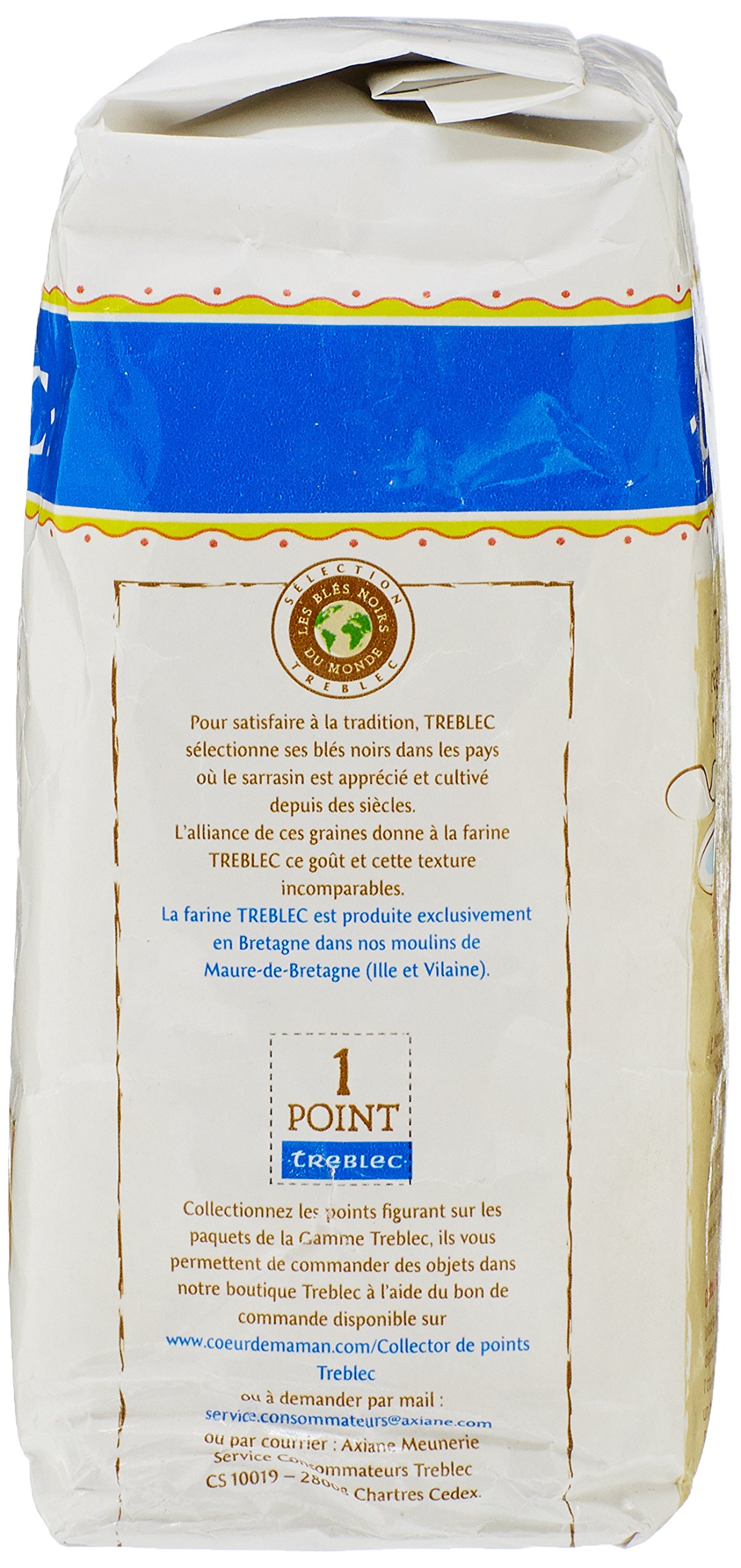 Treblec Harina de trigo sarraceno, 1 kg, 5 piezas