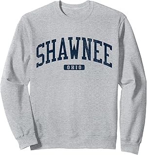 Shawnee Ohio OH College University Style Blue Sweatshirt