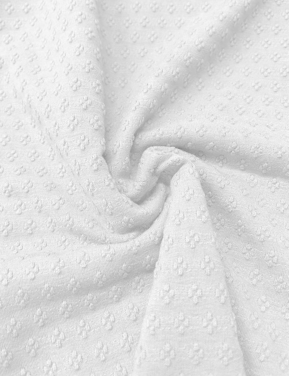 Women's Textured Swiss Dot Hoodie Casual Long Sleeve Pullover Sweatshirts with Pocket - Image 5