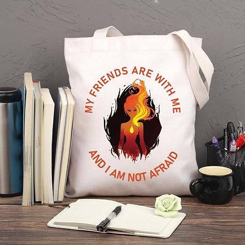 Miniatura 3 de BDPWSS Crescent City Gifts My Friends Are With Me And I Am Not Afraid BFF - Bolsa de mano inspirada en la casa de la tierra y la sangre
