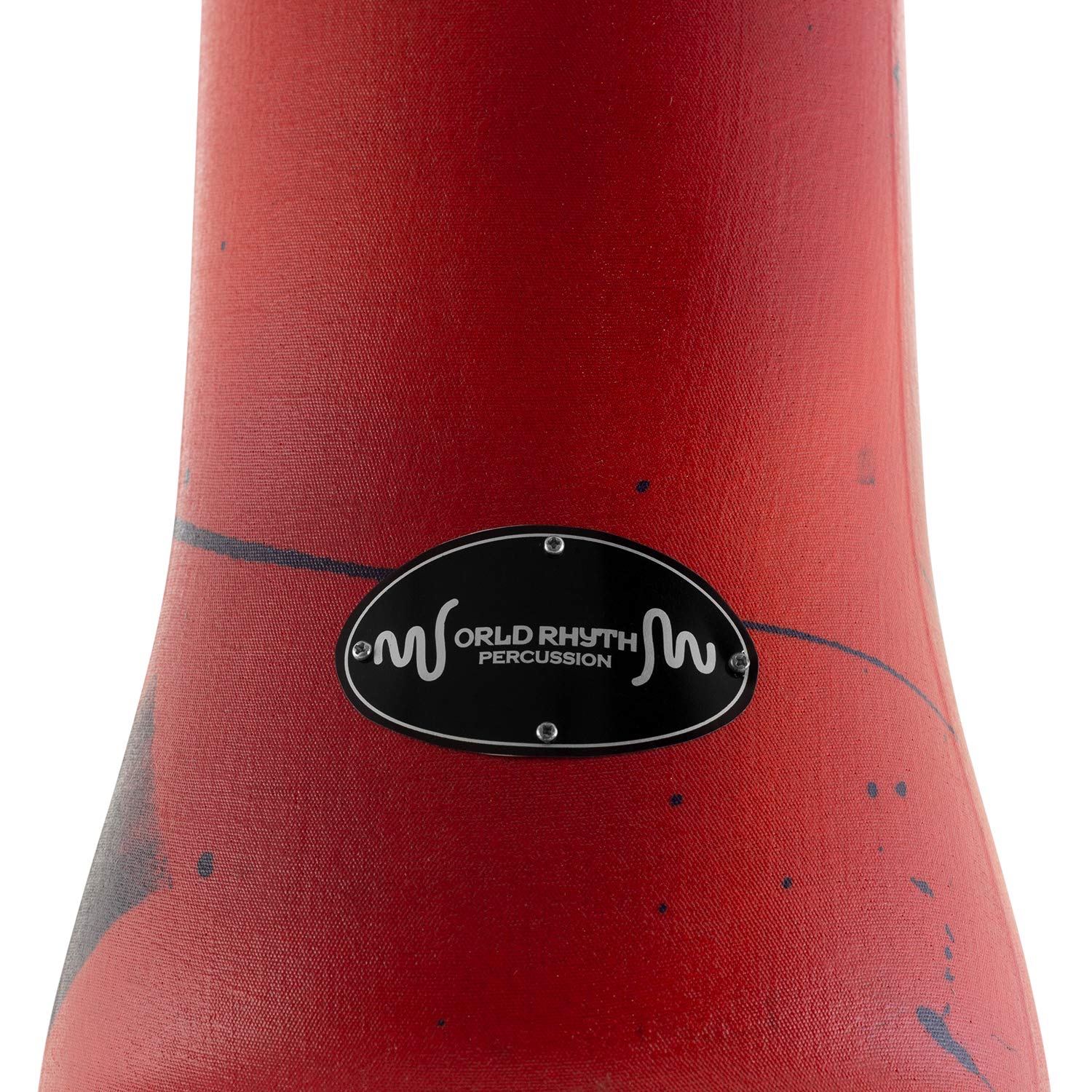 12 Pollici, Djembe Drum In Red - 60 cm African Synthetic Djembe Drum, Rosso