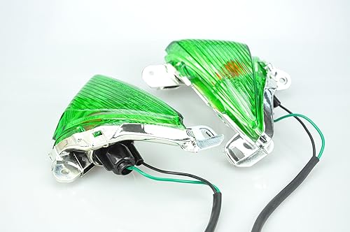 Miniatura 4 de Bright2wheels Señales de giro delanteras para motocicleta compatibles con KAWASAKI 07-16 ZX-6R, 06-07 ZX-10R, 07-13 ZR1000,08-16
