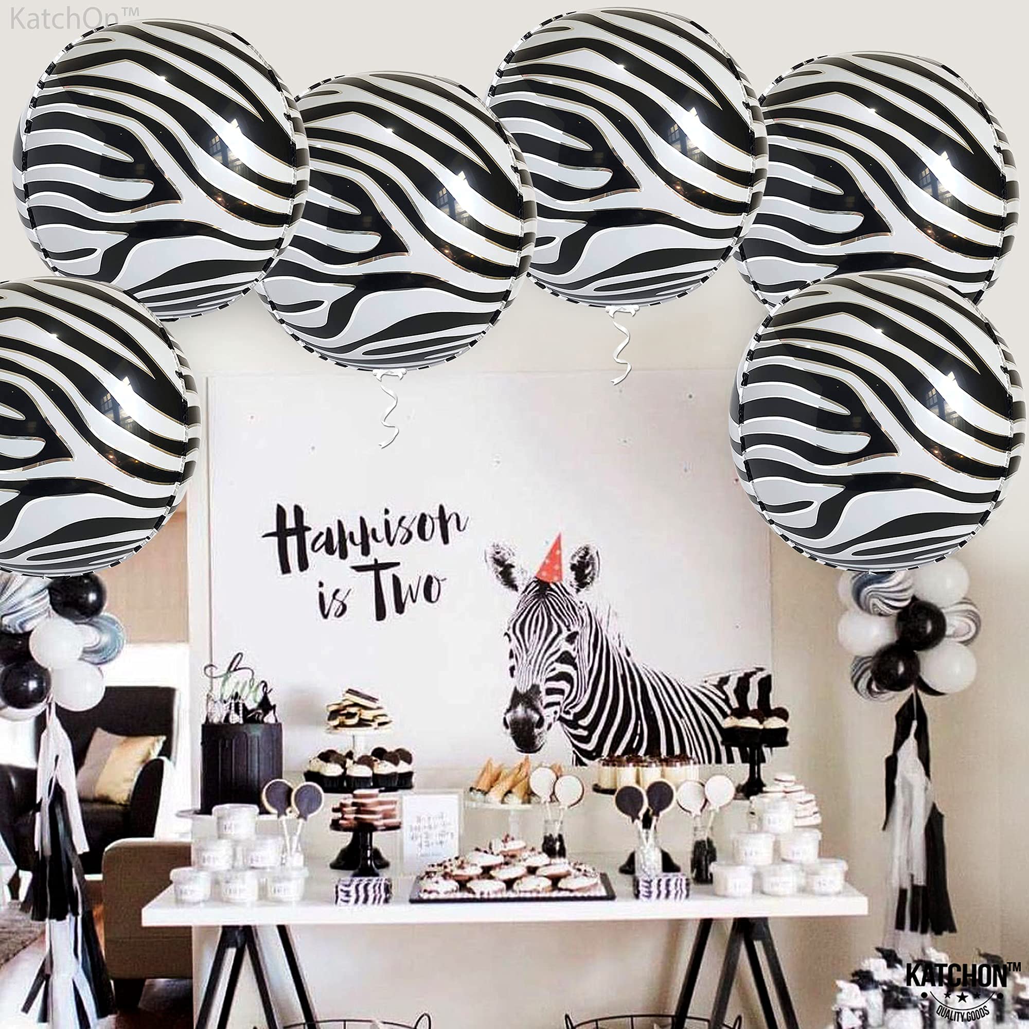Animal Print Latex Balloons, Zoo Party Balloons, Zebra, Tiger...