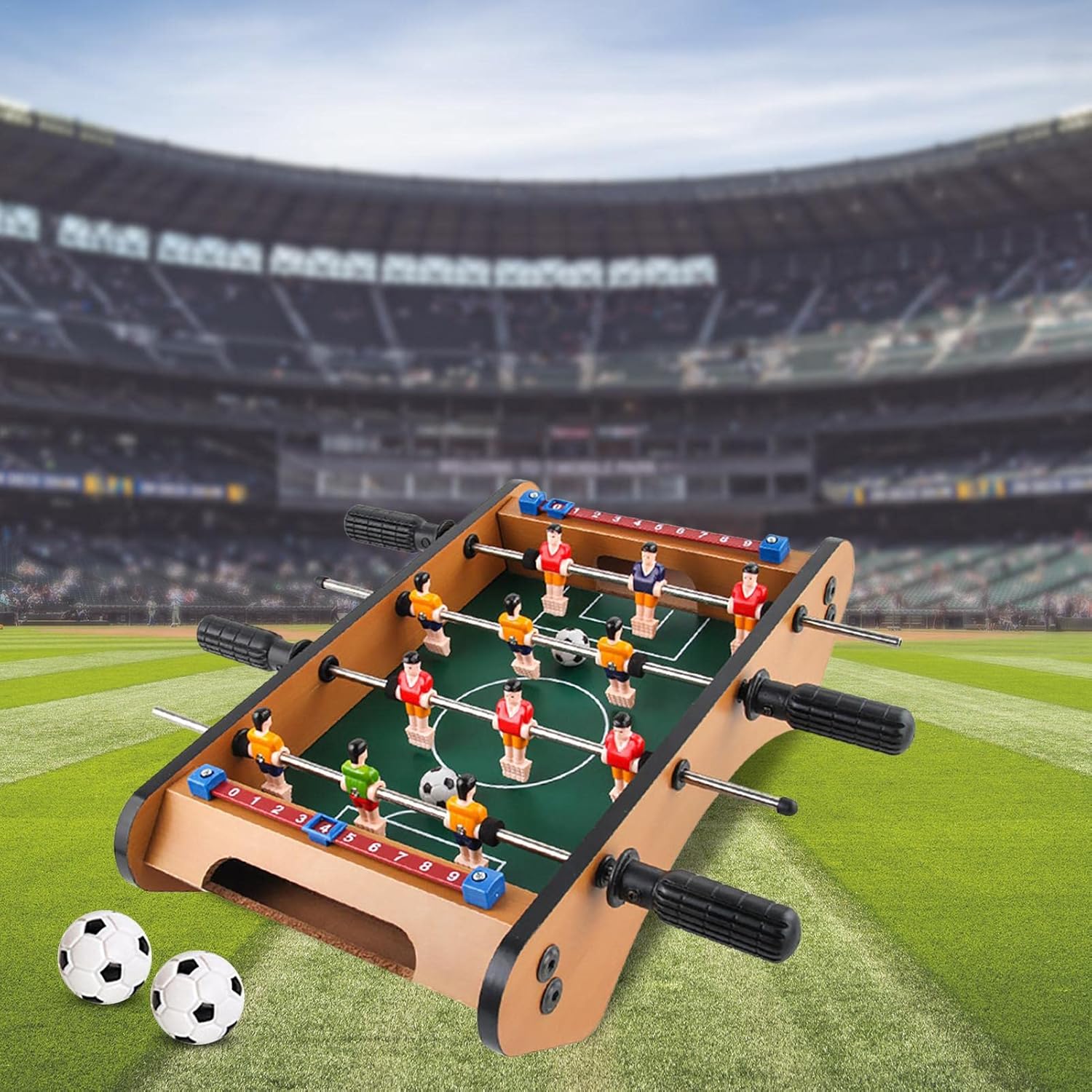 買い大阪 サッカーゲーム機 テーブルサッカー 卓上サッカー盤 家庭用