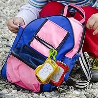 Vista 7 de Paquete de 30 mini tableros magnéticos de dibujo para niños (6 colores), clip para llavero, dibujo de garabatos, bloc de escritura, relleno