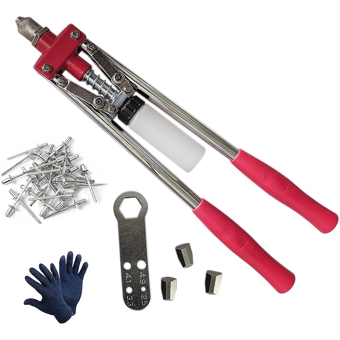 Buy Inditrust 17 Inch (425MM) Heavy Duty Hand Riveter Gun with collection bottle Heavy Duty Fast