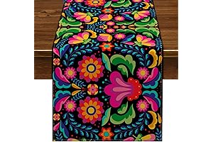 Dia de los Muertos Fiesta Succulent Table Runner