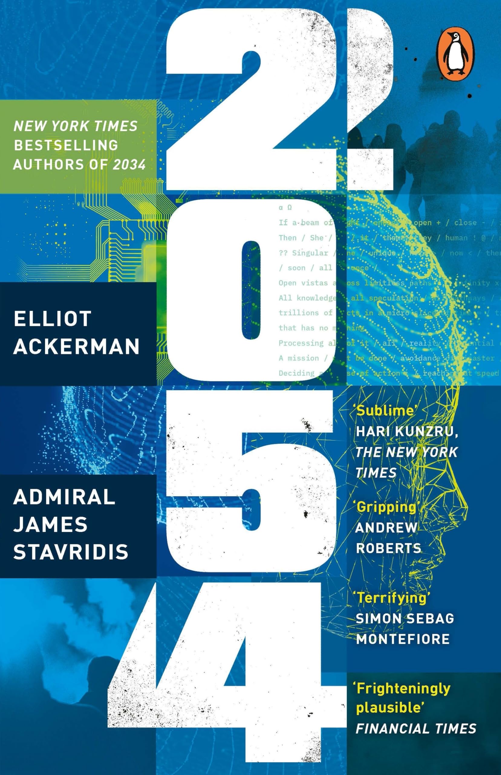 2054 by Admiral James Stavridis PAPERBACK 9781405966467