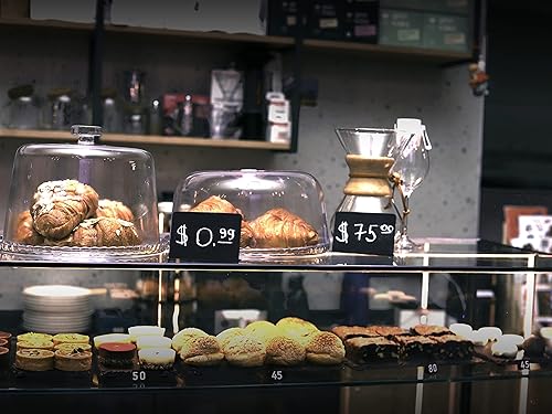 Miniatura 9 de Juego de 30 letreros pequeños de pizarra de 3 x 4 pulgadas, letreros de comida para bufé de fiesta, mini letrero de pizarra, tarjeta de exhibición