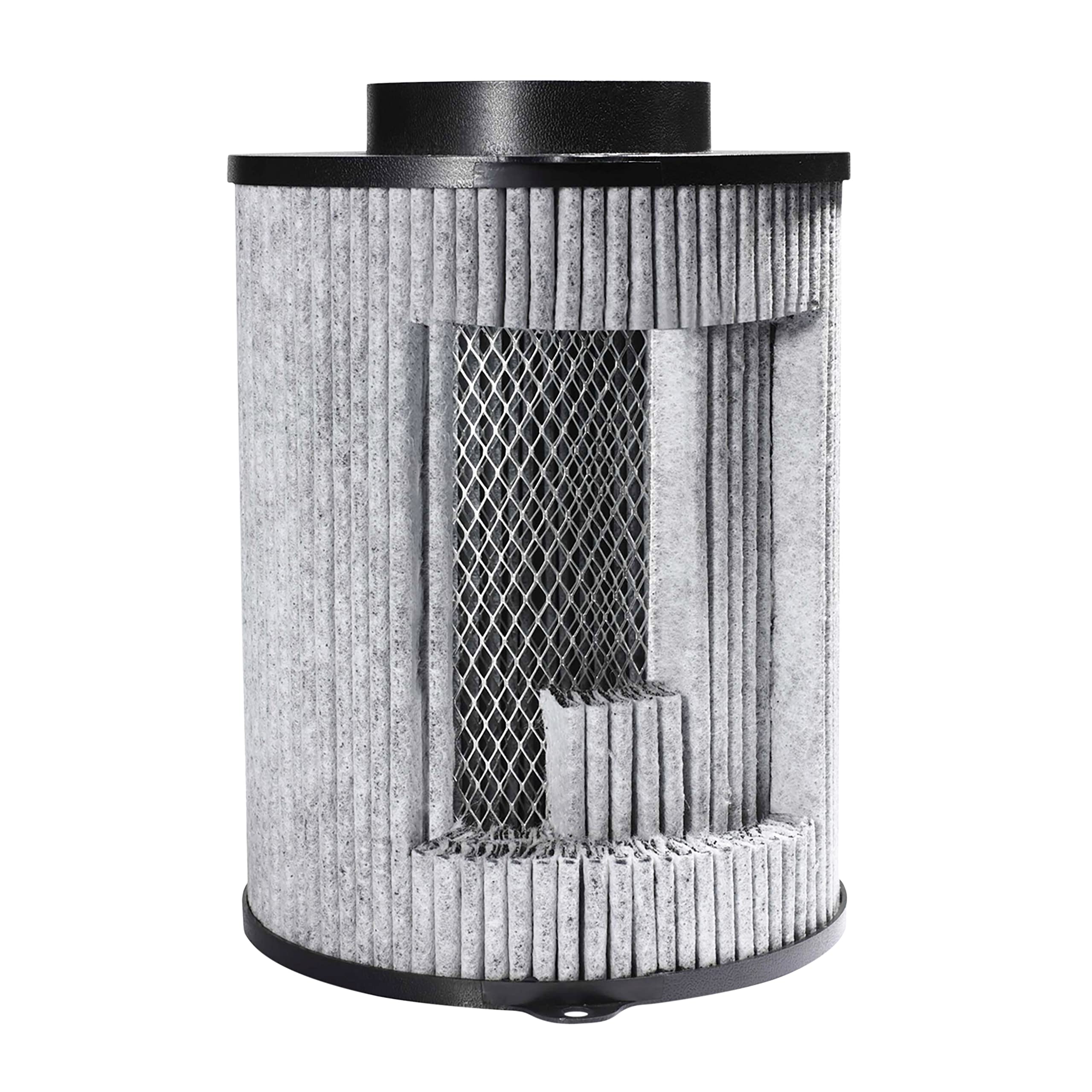 GARDEN HIGHPRO Filtre à charbon actif PROACTIV 200 mm 1 000 m3/h | Charbon actif de noix de coco | Élimine les odeurs organiques