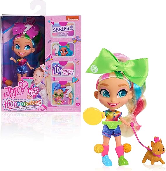 JoJo Siwa JoJo Loves Hairdorables Limited Edition Collectible Doll, Kids Toys for Ages 3 Up by Just Play
