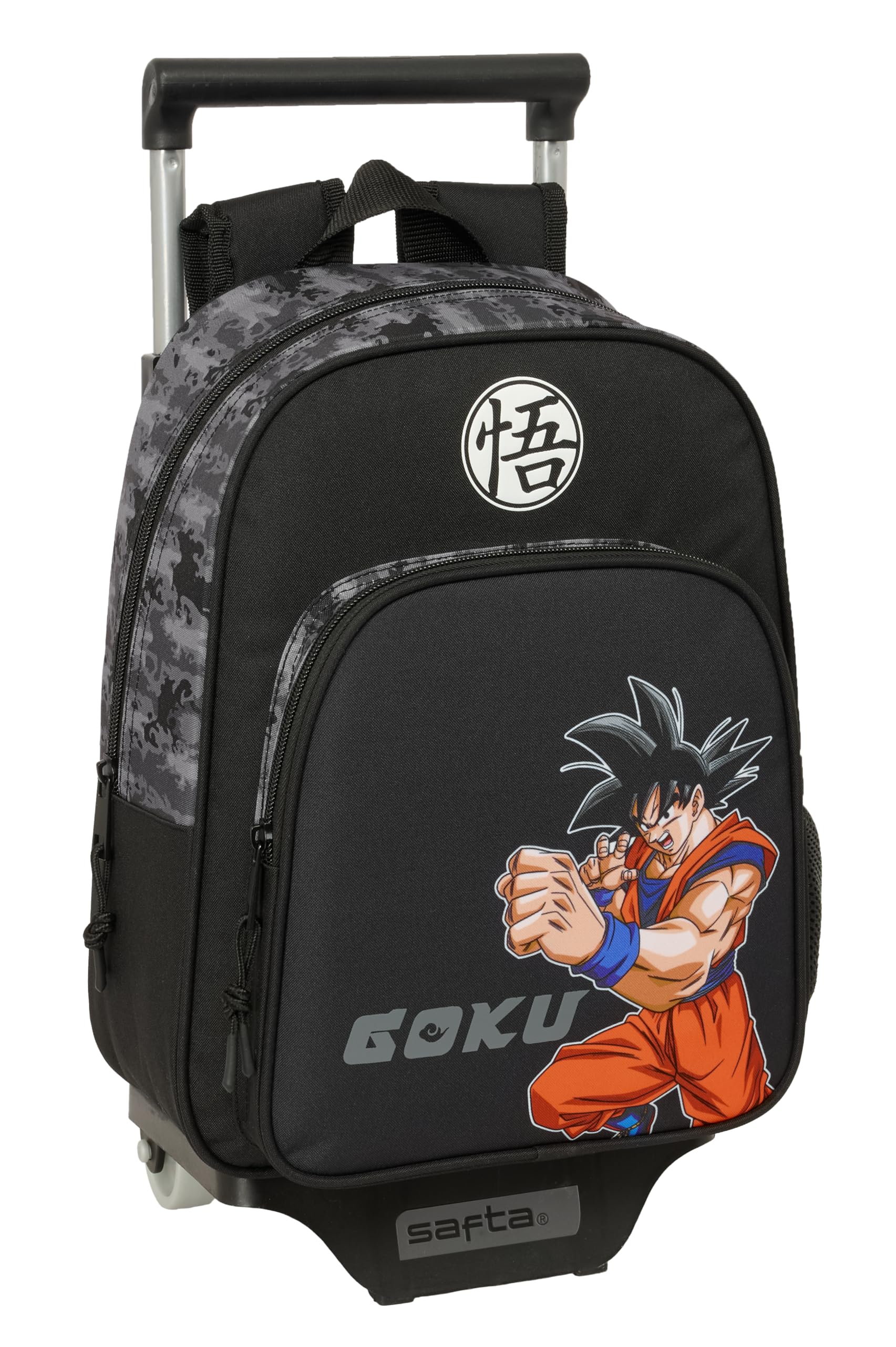 Dragon Ball – Children's Backpack with Trolley Safta 705, Ideal for Children of Different Ages, Comfortable and Versatile, Quality and Resistance, 27 x 10 x 33 cm
