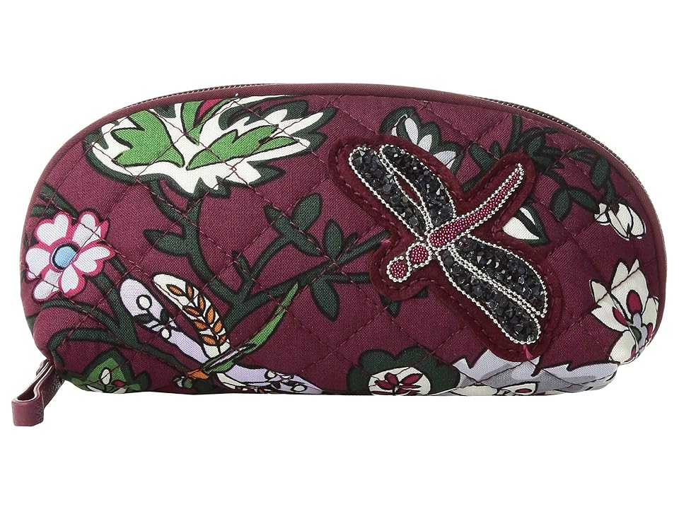 

Vera Bradley Iconic Clamshell Cosmetic (Bordeaux Blooms) Cosmetic Case, Multi