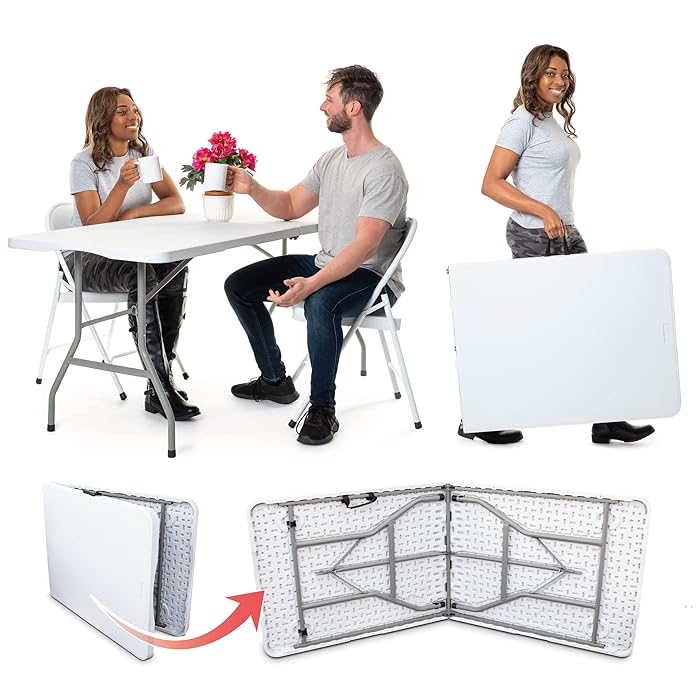 Folding Camping Table Aluminium Picnic Portable Party BBQ Tables Indoor Outdoor | UK