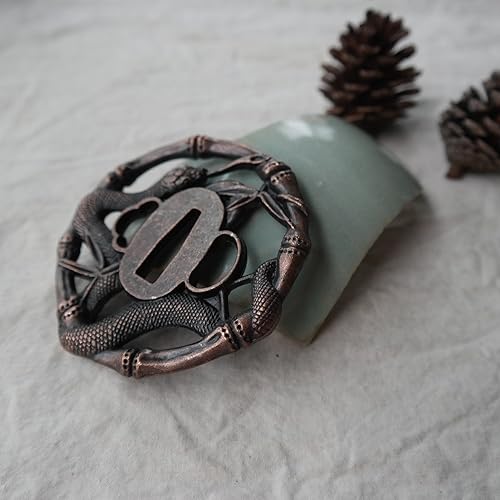 Miniatura 7 de Japanese Samurai Sword Koshirae  Tsuba Alloy 001-019