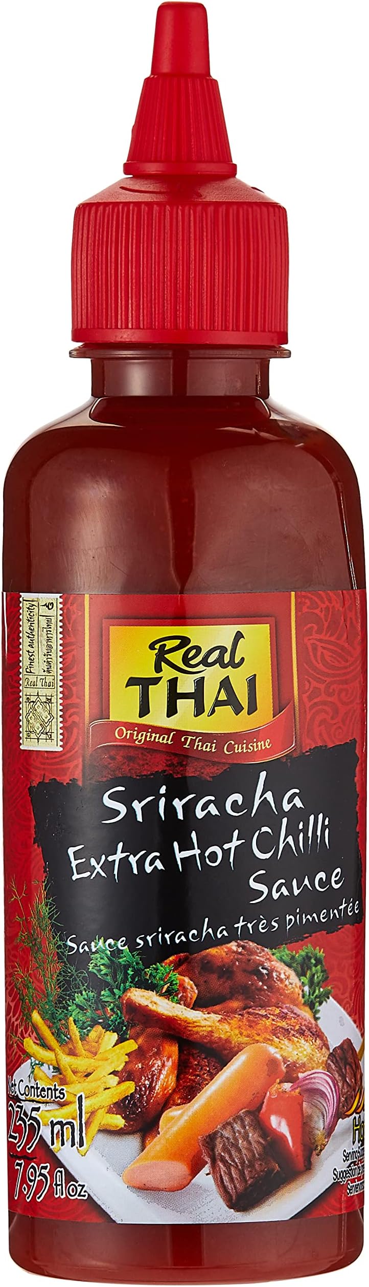 Sriracha Extra Hot Chilli Sauce, 235 ml, Red Orange