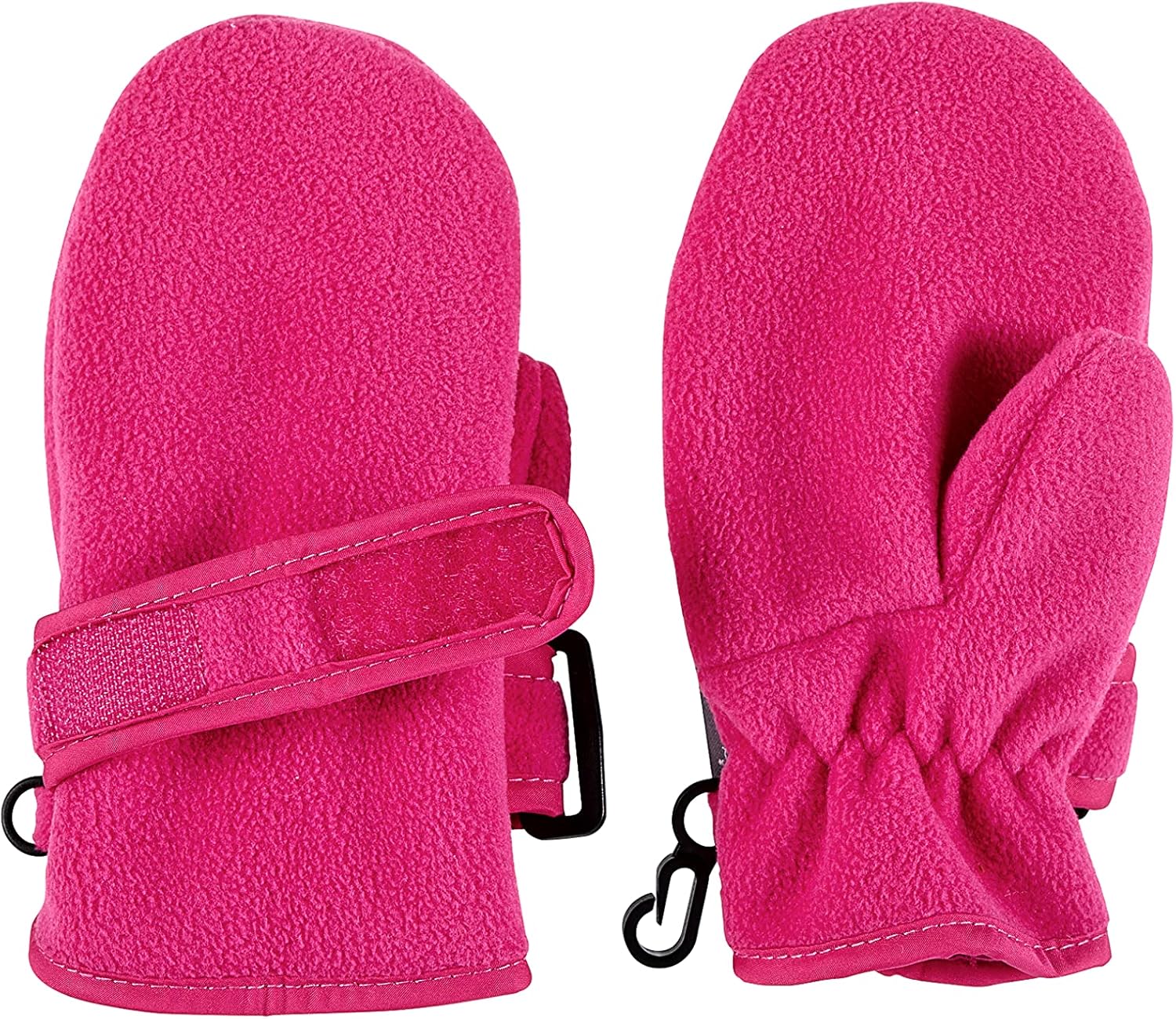 Sterntaler Girl Mittens, Magenta, 3, magenta, 3