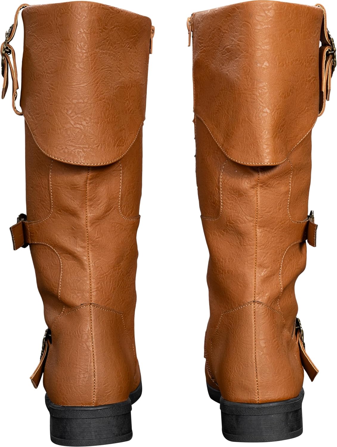 Costume Agent Caribbean Pirate Boots, Medieval Boots for Men & Women, Renaissance Footwear - Ideal for Halloween Parties