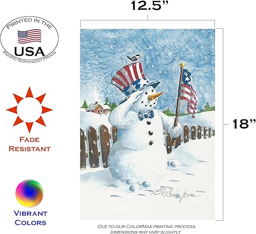 Miniatura 2 de Toland Home Garden 119741 - Bandera de jardín de invierno de 12 x 18 pulgadas doble cara para decoración de casa al aire libre
