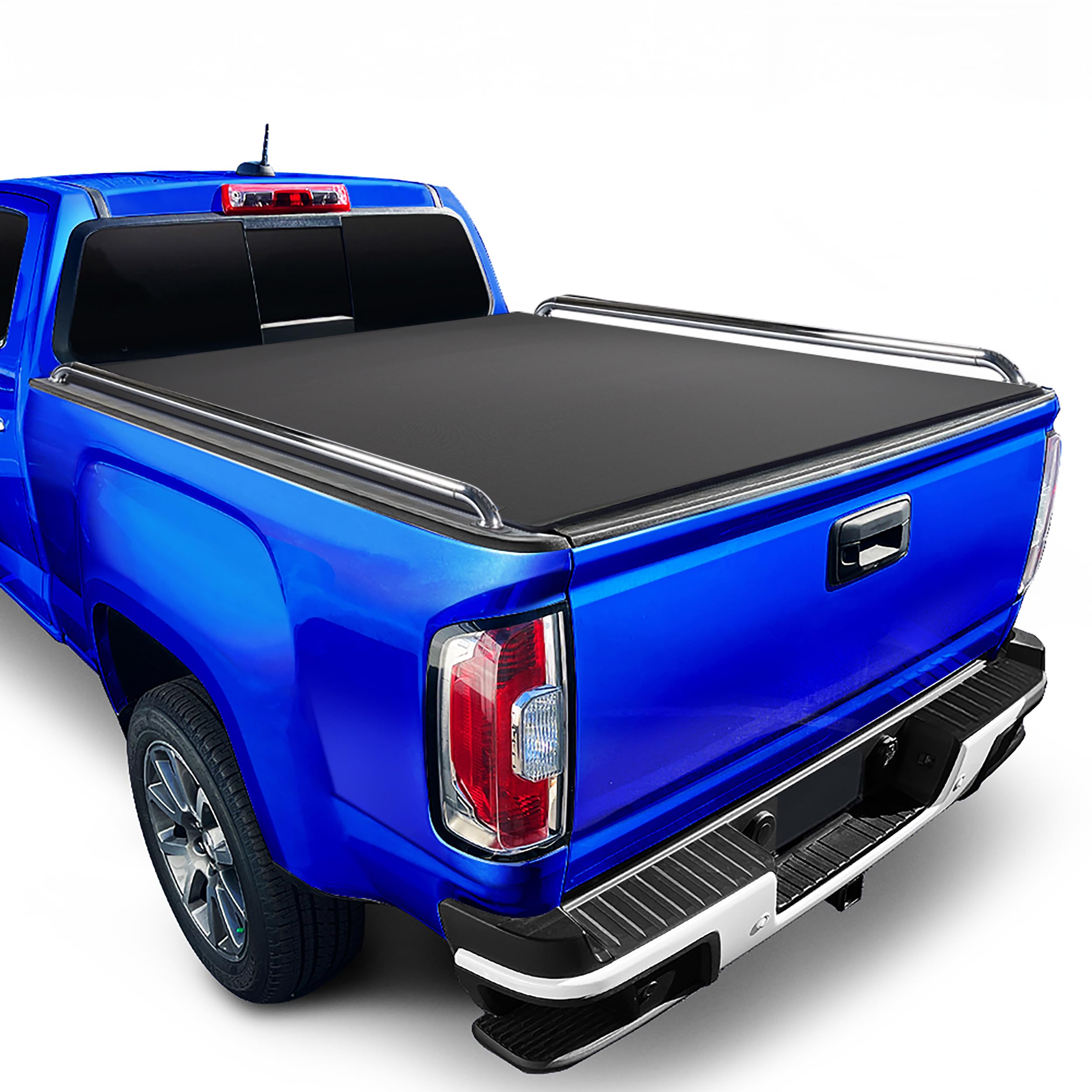 Tyger Auto T2 Low Profile Soft Roll-up Truck Bed Tonneau Cover Compatible with 2023-2025 Chevy Colorado GMC Canyon | 5'1" (61") Bed | TG-BC2C6206-image-35