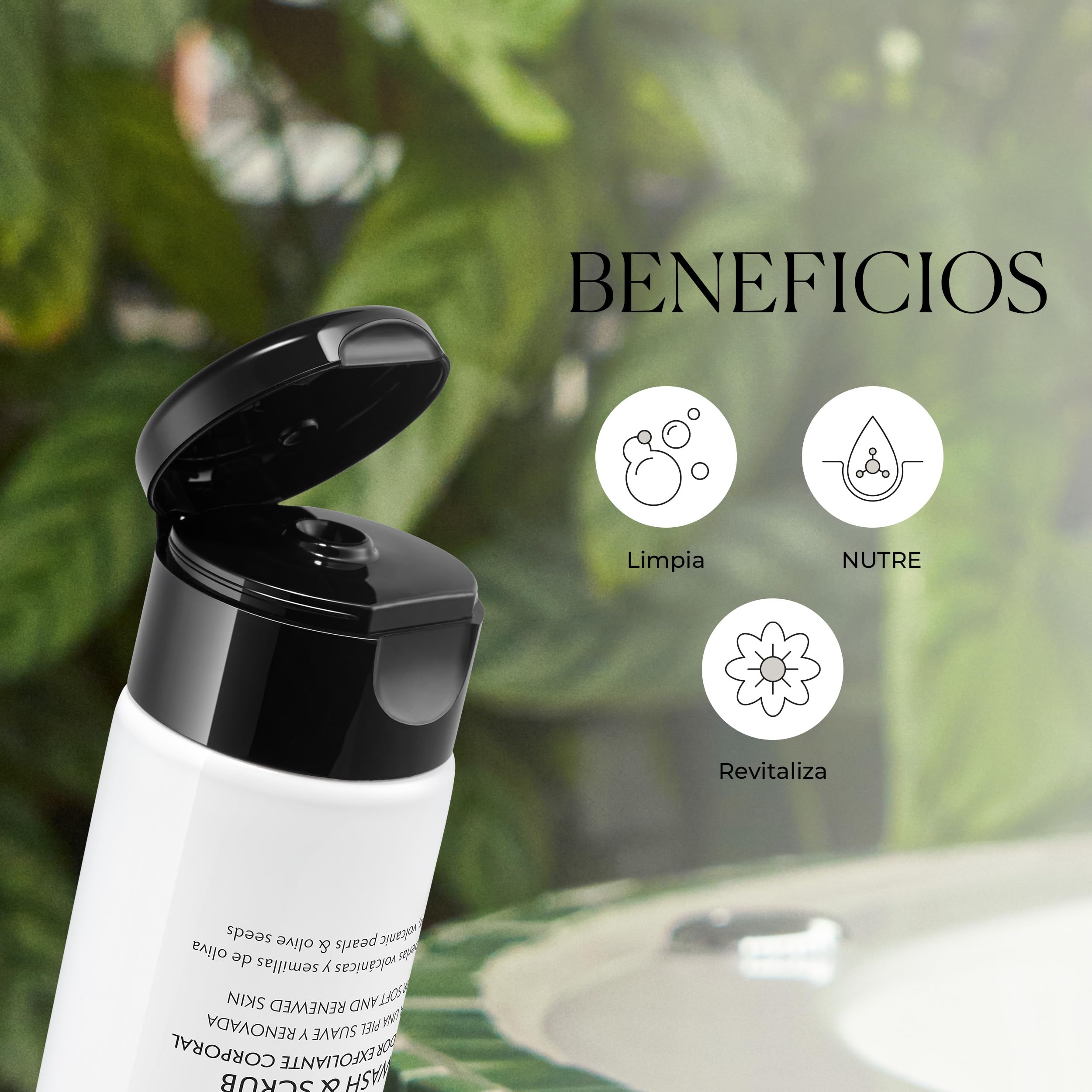 Natura Bissé Diamond Well-Living The Body Wash & Scrub | Limpiador Exfoliante Corporal Hidratante con Azúcar, Perlas Volcánicas y Semillas de Oliva | 150 ml