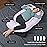 MOON PARK Pregnancy Pillows for Sleeping - U Shaped Full Body Maternity Pillow with Removable Cover - Support for Back, Legs, Belly, HIPS - 65 Inch - Purple - Cooling Cover