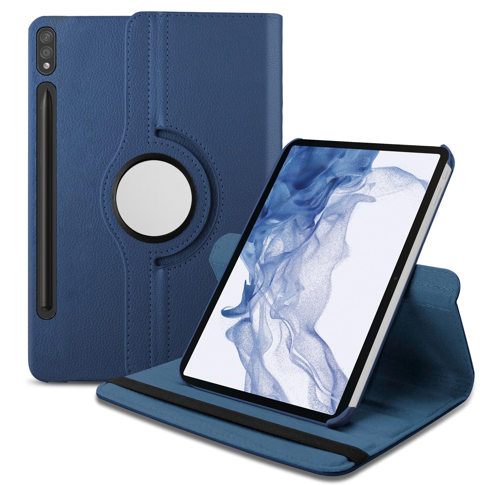 TGK Rotating Cover for Samsung Galaxy Tab S8 11 Inch SM-X700 SM-X706 Dark Blue 360 Degree Leather Flip Case (B0BHWV57M6) Amazon Price History, Amazon Price Tracker