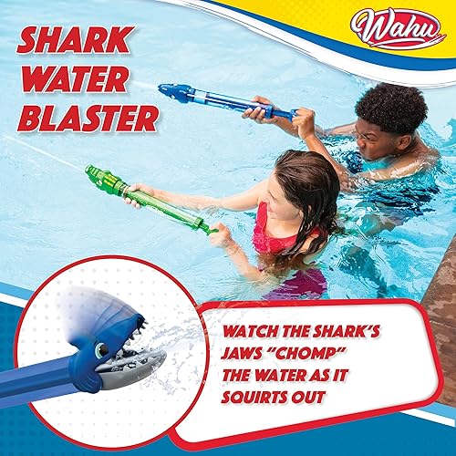 Vista 11 de Wahu Water Chompers - Pistola de agua de cocodrilo para niños a partir de 8 años, pistola de agua con mango EZ-Grip, pulveriza más de 25 pies