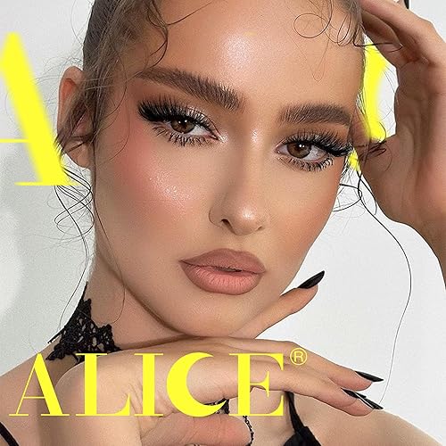 Miniatura 7 de ALICE Pestañas postizas naturales de zorro, pestañas postizas de visón sintético, pestañas cortas de visón sintético, pestañas postizas cortas de