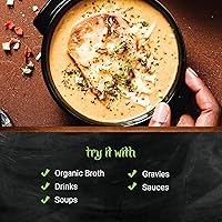 Vista 4 de Frontier Co-op Caldo vegetariano en polvo, bolsa a granel de 1 libra, caldo, base de sopa, salsa, bebida caliente, kosher