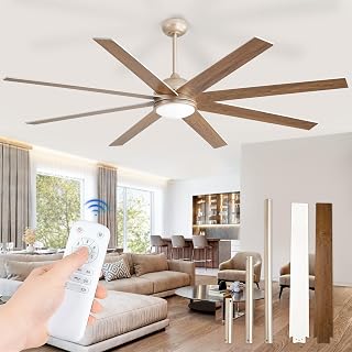 Fanbulous Champagne Gold Ceiling Fan with Lights