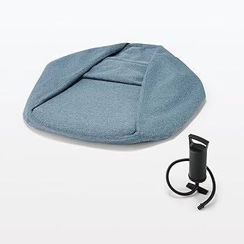 無印良品 空気でできたソファ カラー:ネイビー 幅95×奥行95×高さ72.5 f356c0a2-90af-493b-9f49-