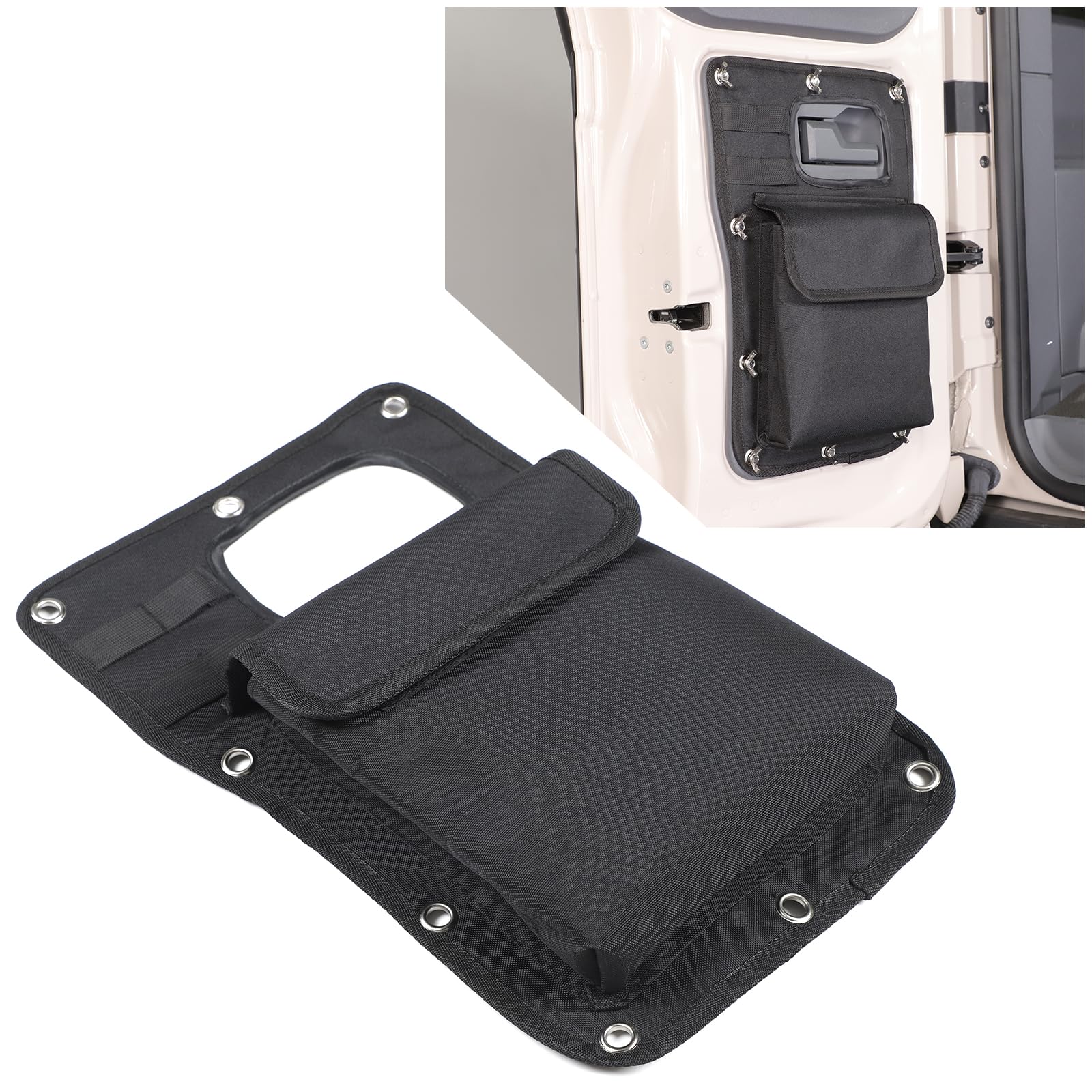 PIUGILH Bolsa de almacenamiento para portón trasero de coche adecuada para INEOS Grenadier 2020-2025, organizador de maletero de coche para accesorios de granadero INEOS