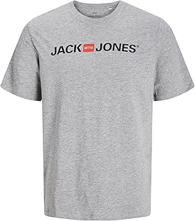 JACK & JONES mens Jjecorp Logo Tee SS Crew Neck Noos Slim Fit T-Shirt T-Shirt (pack of 1)