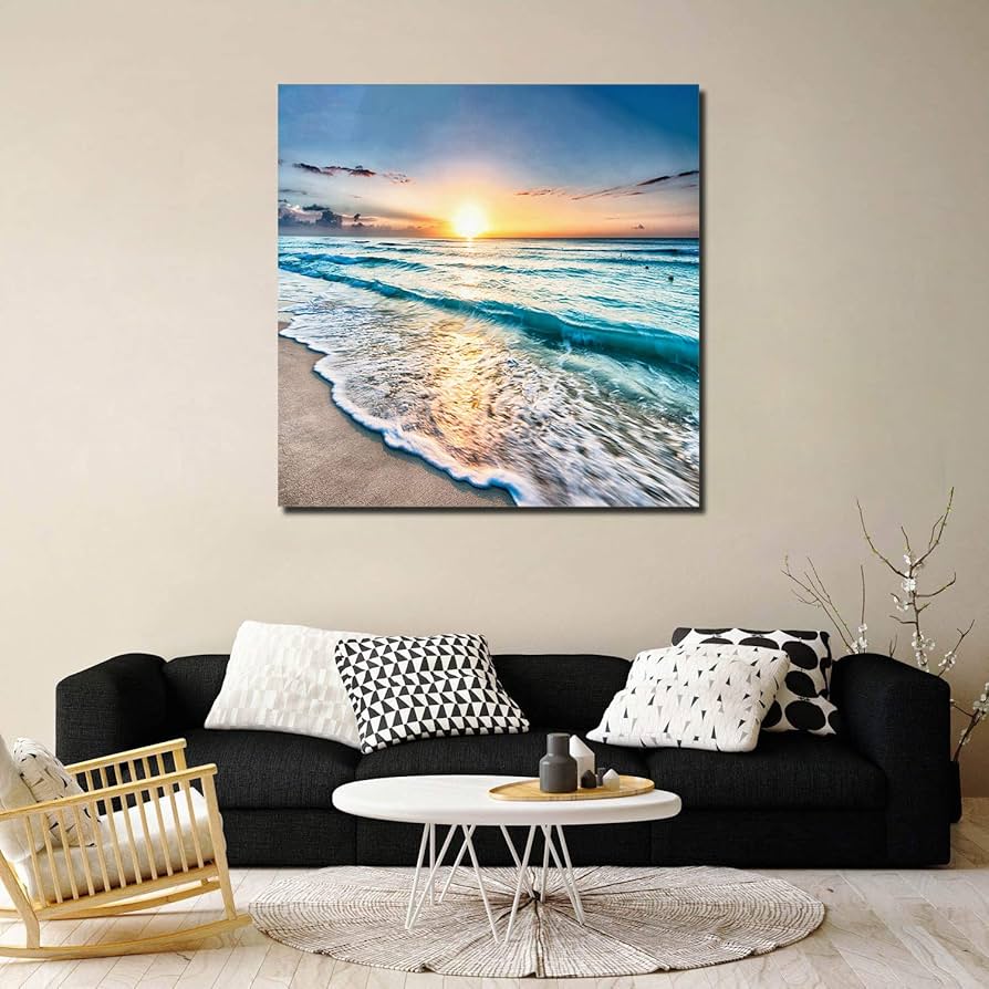 キャンバスアート 「Art Sunrise Wave」700x500mm キャンバスアート 「Art Sunrise Wave」 700x500mm