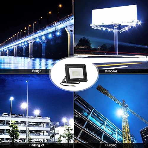 Miniatura 8 de Luces de inundación LED de 30 W para exteriores, IP66 impermeable, lámpara de pared cableada de 6500 K, luz de trabajo ultrafina de 2100 lúmenes,