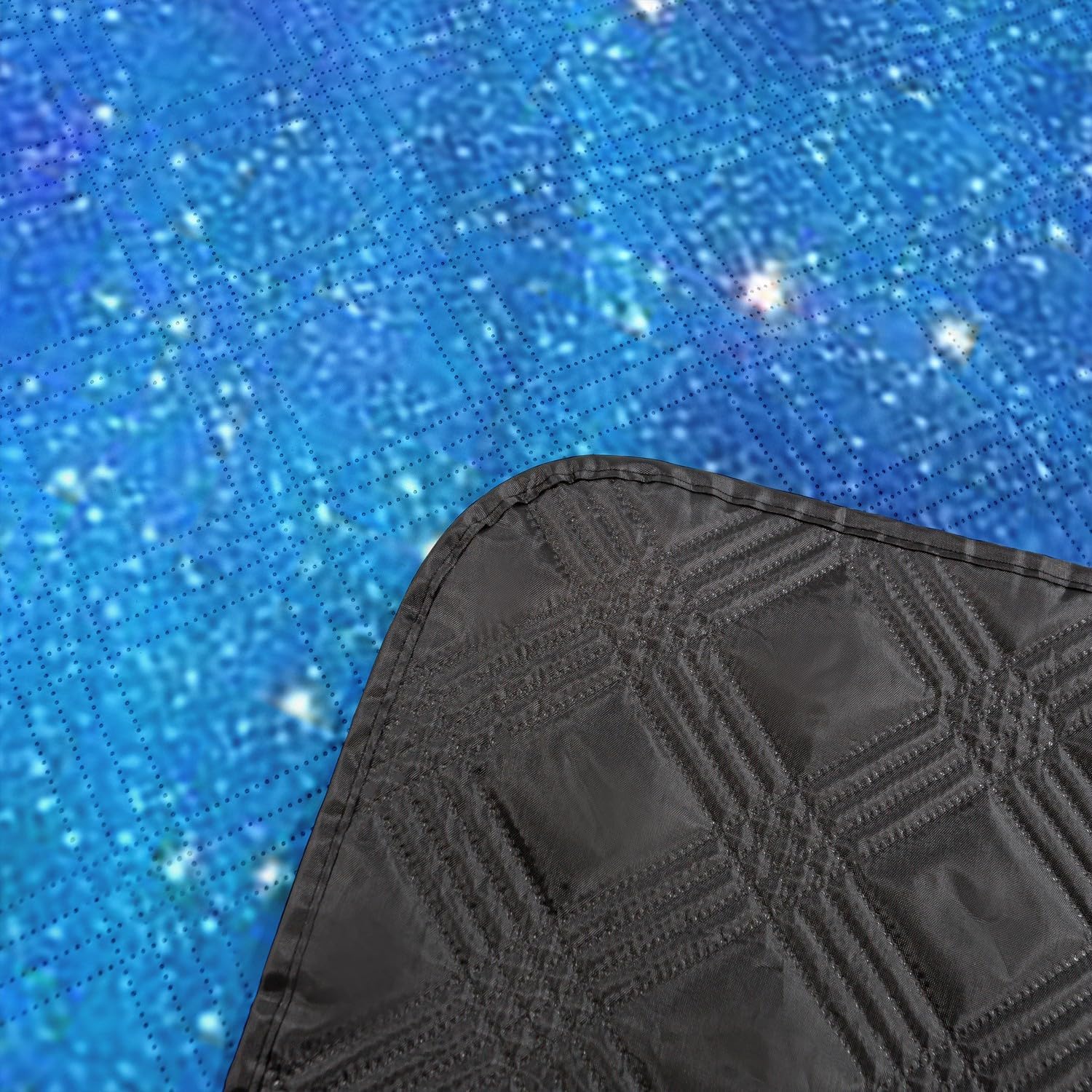 jejeloiu Galaxy Outer Space 60''x80'' Beach Blanket Sandproof Waterproof Starry Nebula Picnic Blankets Universe Galaxy Picnic Blankets Astronomy Astrology Outdoor Blanket