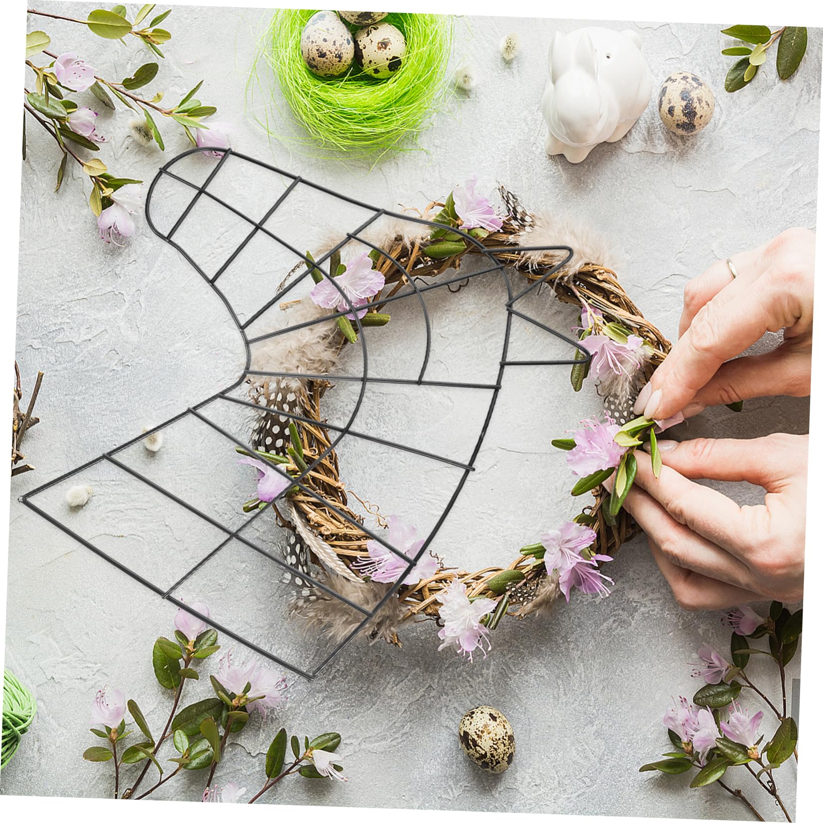 TOPBATHY 5St Girlanden für die Dekoration Gestell weihnachtskranz Kreis blumengirlande Dekoration Weihnachten blumenstecker der Rahmen Werkzeug zur Kranzherstellung hängender Kranzrahmen