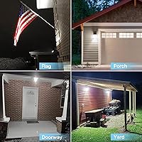 Vista 6 de HYPERLITE Paquete de Pared LED 40W: 5000K ETL Listado con Fotocélula de Anochecer al Amanecer Iluminación de Seguridad Comercial - Luz de Pared