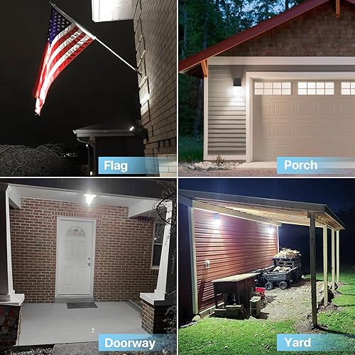 Miniatura 6 de HYPERLITE Paquete de pared LED de 40 W 5000 K ETL listado con fotocélula del atardecer al amanecer iluminación de seguridad comercial  Paquete de