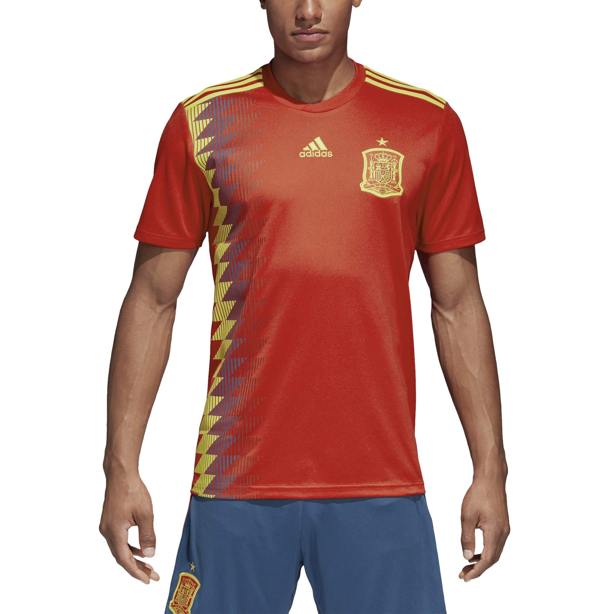 Mens Spanien Heim Replica Shirt