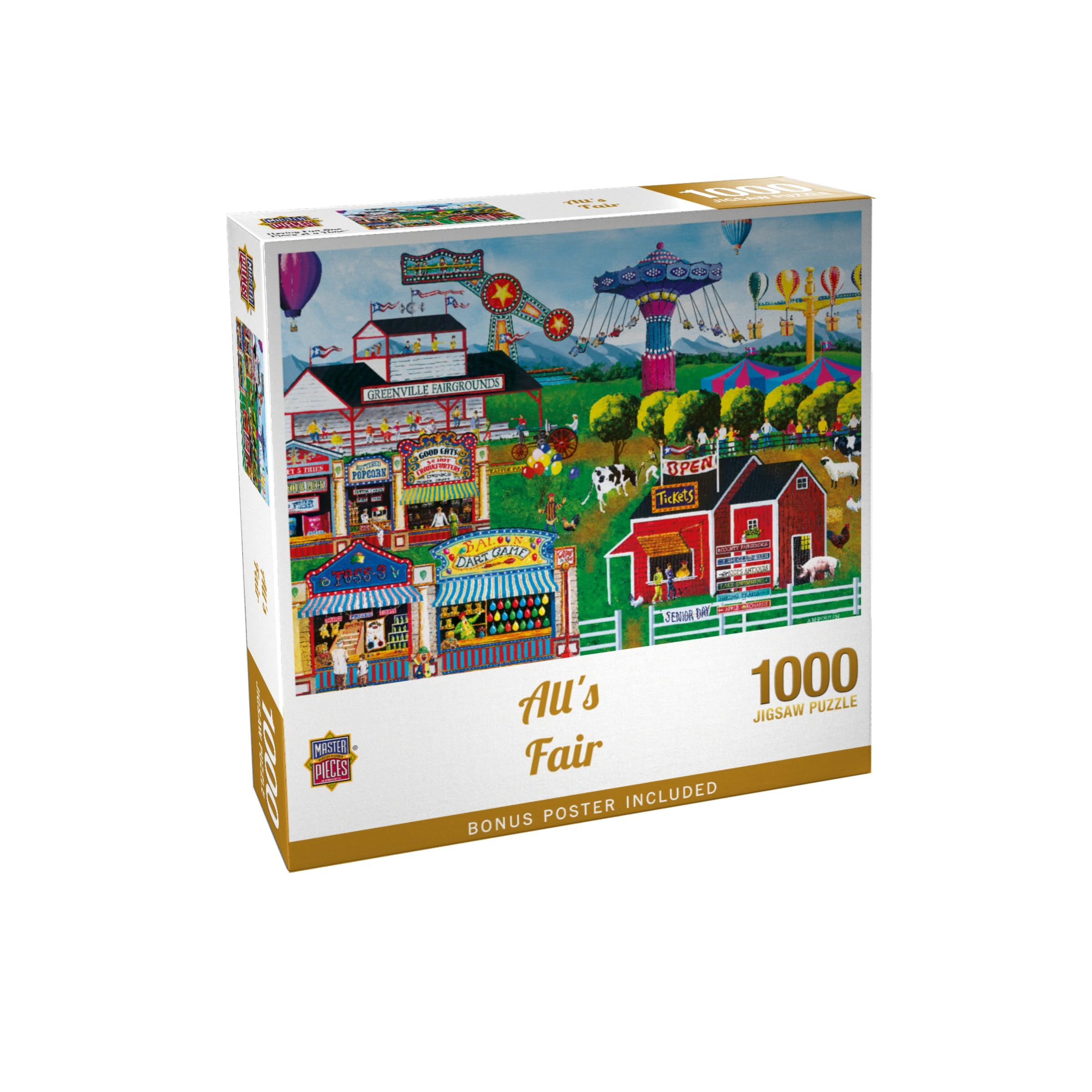 Jigsaw Puzzle 1000 Pieces for Adults and Families - All's Fair - 19.25"x26.63"