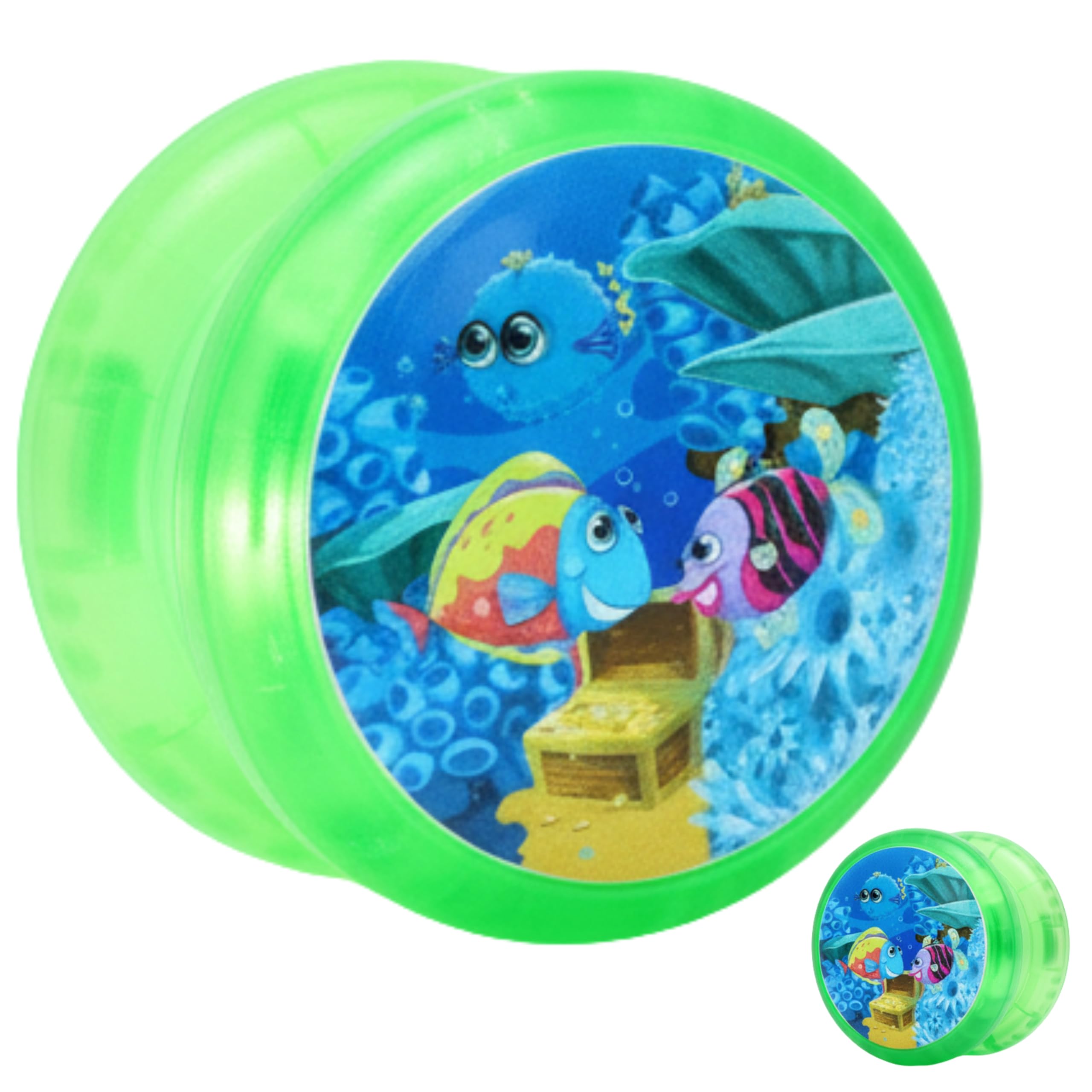 Sea Life Yo-Yo for Kids – 5.5cm Ocean Animal Themed Light-Up YoYo, Durable String, High-Speed Spin, Perfect Party Bag Filler, Birthday Gift, Stocking Stuffer, Indoor Outdoor Toy for Boys and Girls — image 1